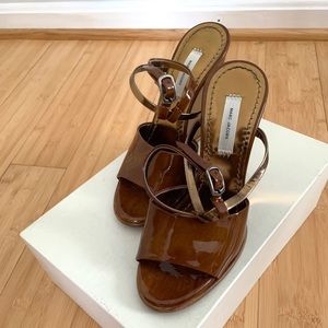 Marc Jacob’s Patent Leather Wedges NWOT